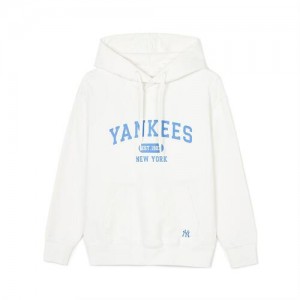 MLB Varsity Over Fit Hoodie White | USA_MLB79016