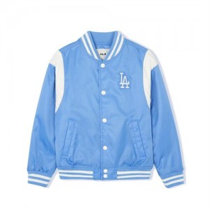 MLB Varsity Padding Jumper Outerwear Blue | USA_MLB89295