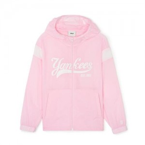 MLB Varsity Windbreaker Outerwear Pink | USA_MLB27029