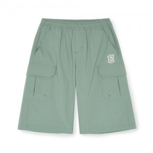 MLB Woven Cargo Pants Bottoms Green | USA_MLB86560