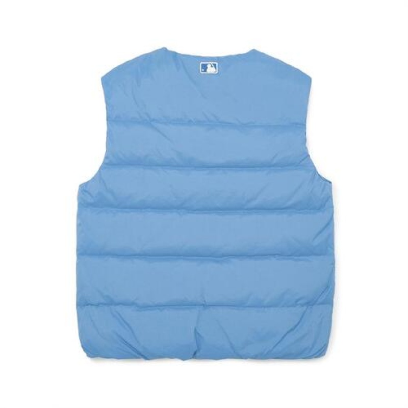 MLB Air Daily Light Weight Down Vest Outerwear Blue | USA_MLB30715