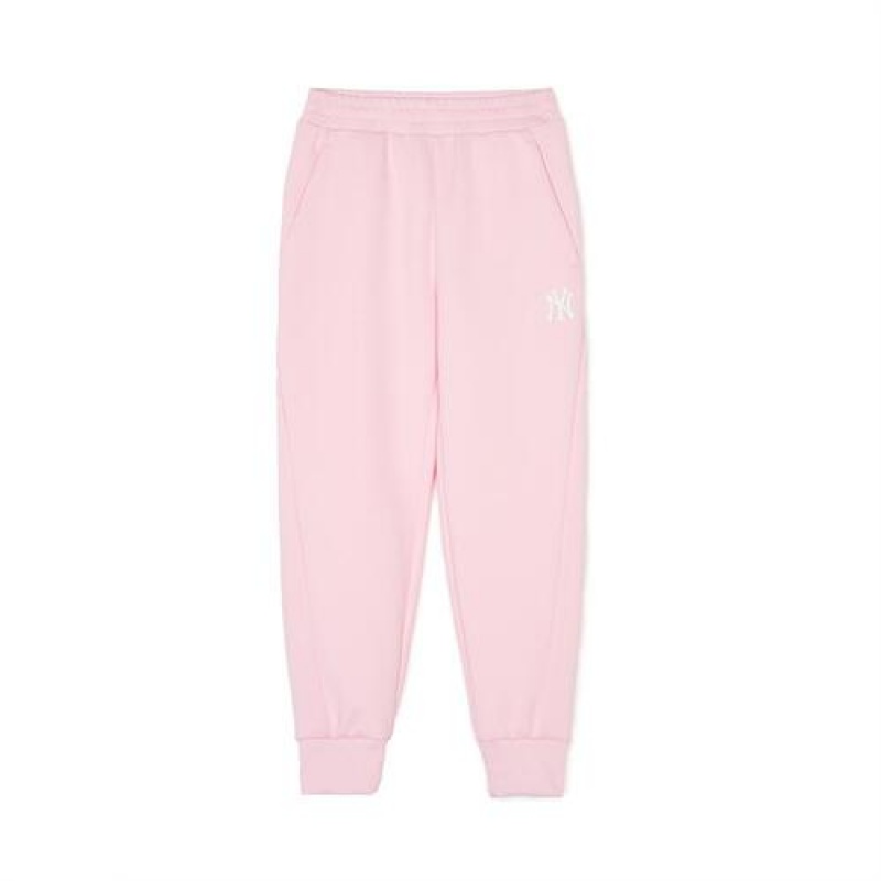 MLB Athleisure Girl`s Pants Bottoms Pink | USA_MLB61023