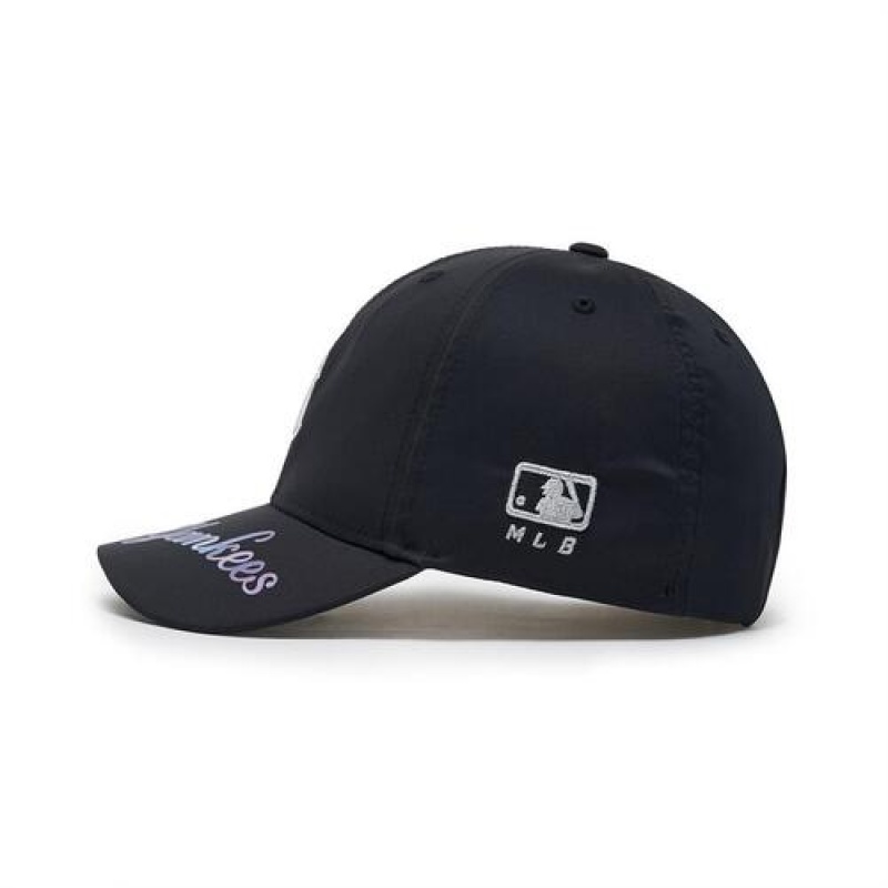 MLB Athleisure Ponytail Cap Black | USA_MLB66151