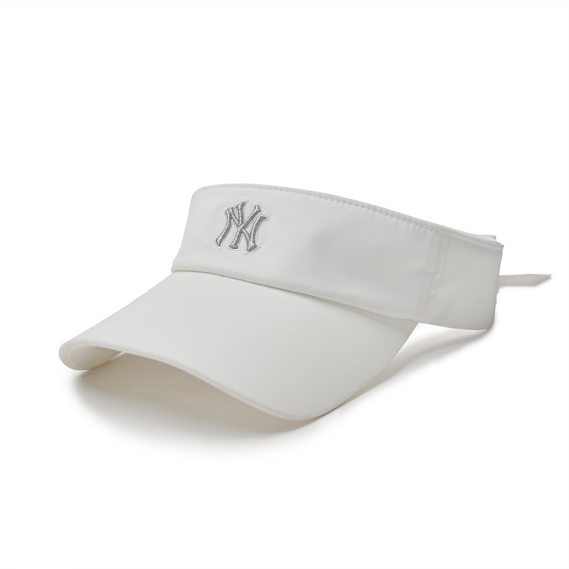 MLB Athleisure Ribbon Sunvisor Cap White | USA_MLB45020