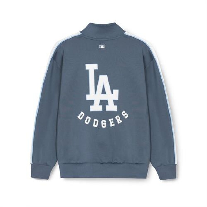 MLB Athleisure Training Zip Up Tops Blue | USA_MLB68656