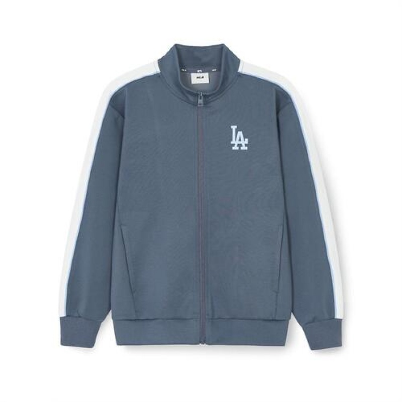 MLB Athleisure Training Zip Up Tops Blue | USA_MLB68656