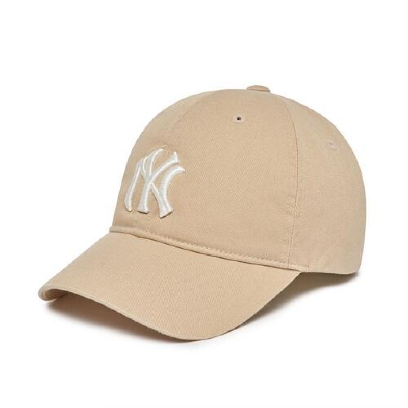 MLB Baisc Cap Beige | USA_MLB31891