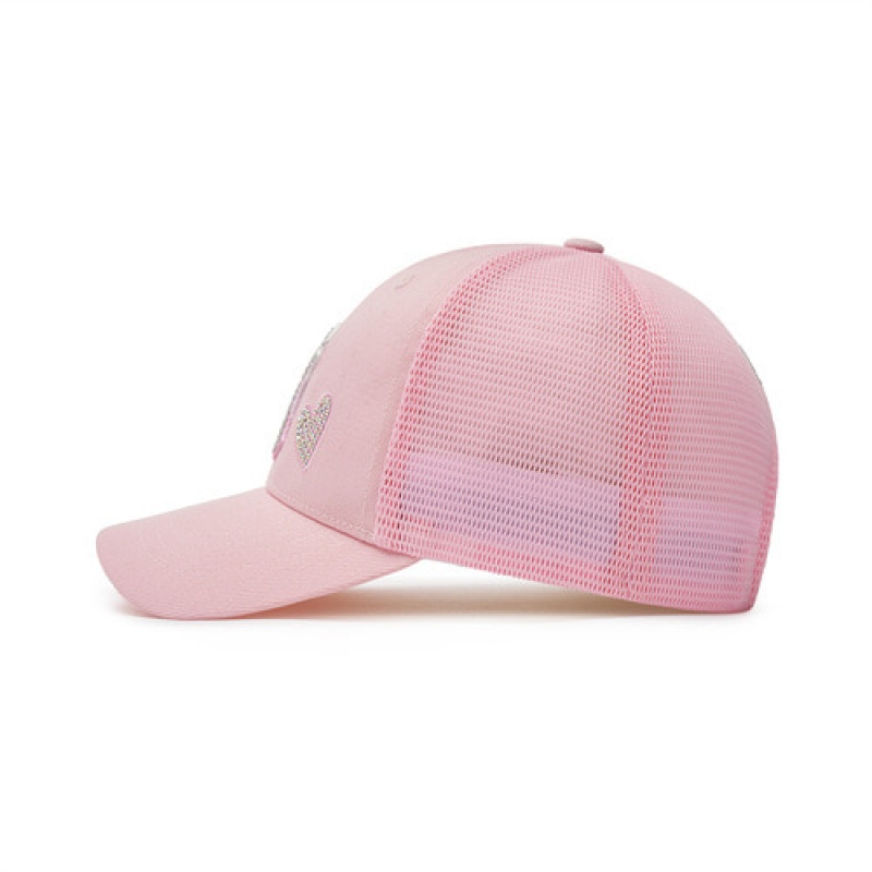 MLB Baisc Girl`s Stone Cap Pink | USA_MLB87684