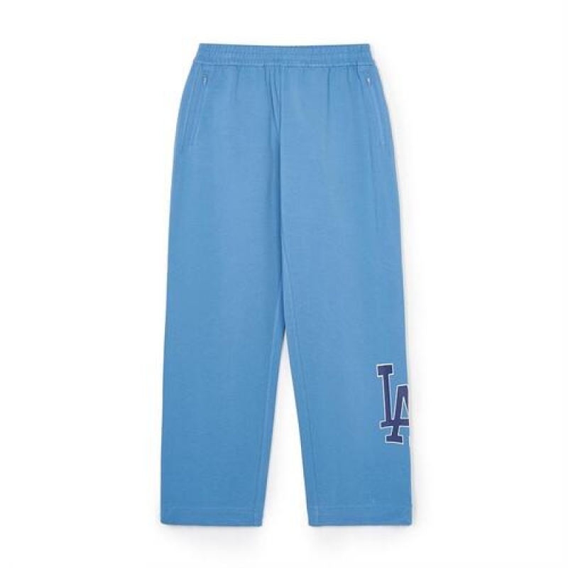 MLB Basic Big Logo 2way Track Pants Bottoms Blue | USA_MLB91538