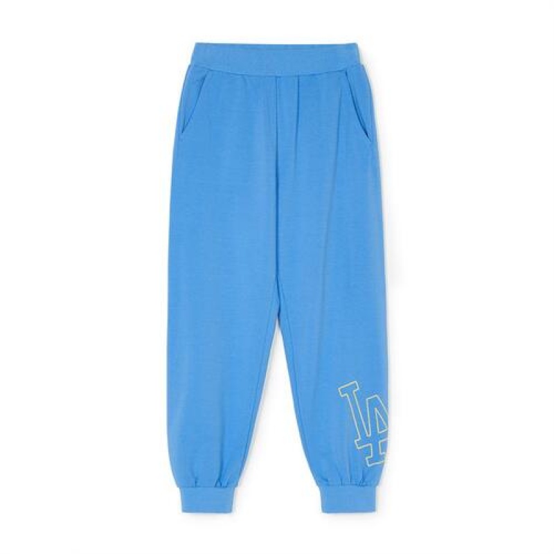 MLB Basic Big Logo Pants Bottoms Blue | USA_MLB30995