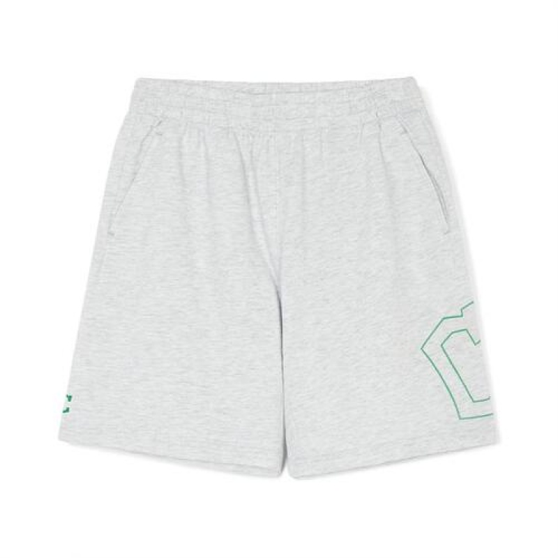 MLB Basic Big Logo Shorts Bottoms White | USA_MLB52522