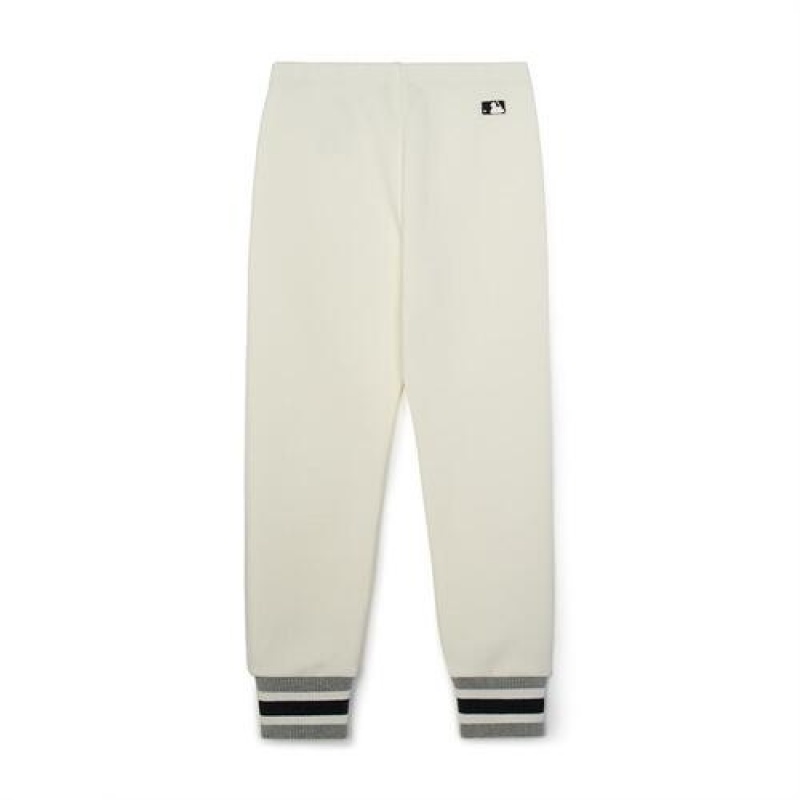 MLB Basic Brushed Pants Leggings Bottoms White | USA_MLB85572