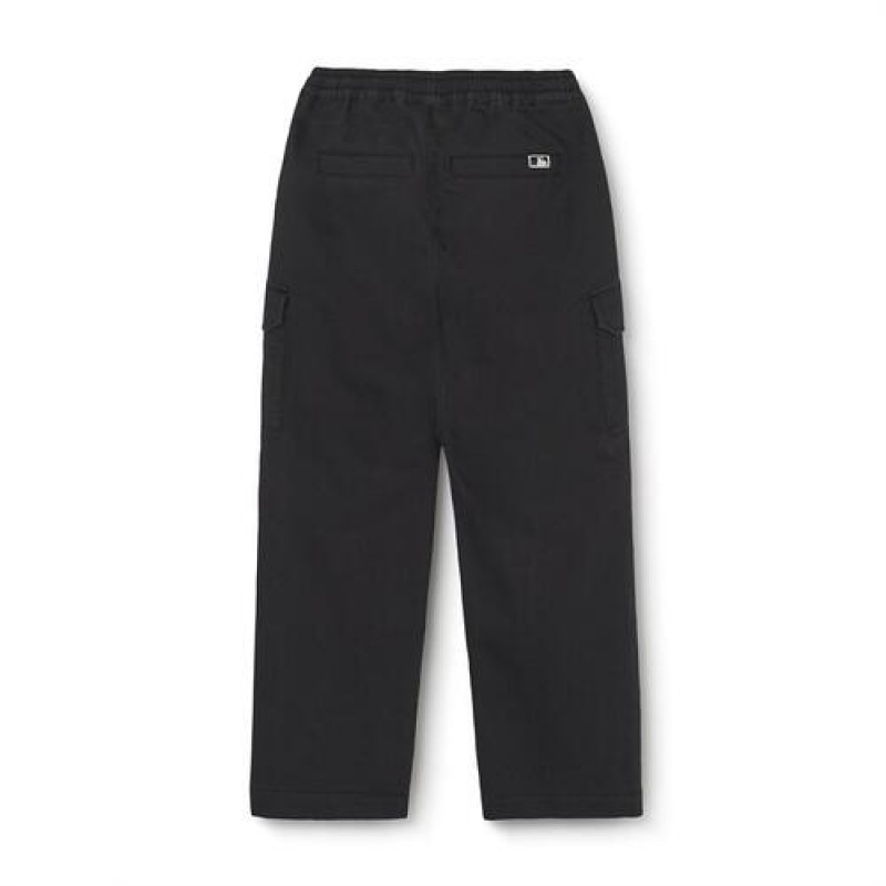 MLB Basic Cargo Pants Bottoms Black | USA_MLB63877