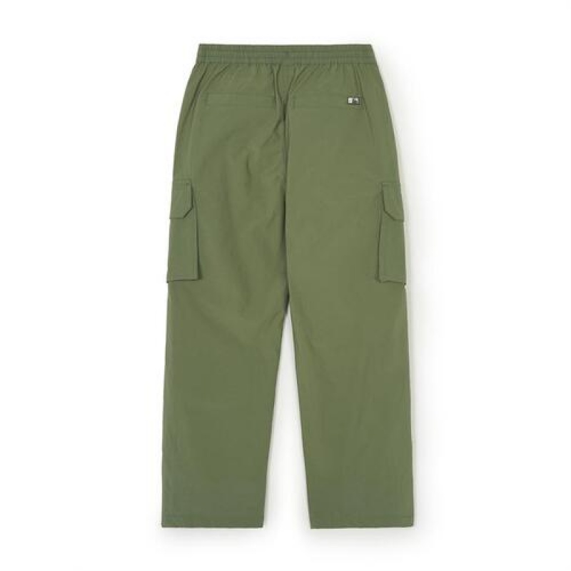 MLB Basic Cargo Woven Pants Bottoms Green | USA_MLB16120