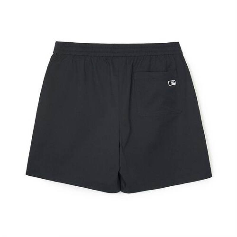 MLB Basic Cotton Touch 7.5in Woven Shorts Bottoms Black | USA_MLB72334