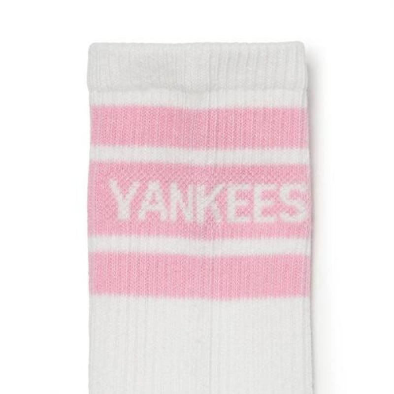 MLB Basic Daily Socks Accessories Pink | USA_MLB51193