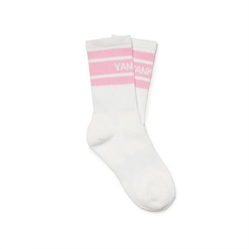 MLB Basic Daily Socks Accessories Pink | USA_MLB51193