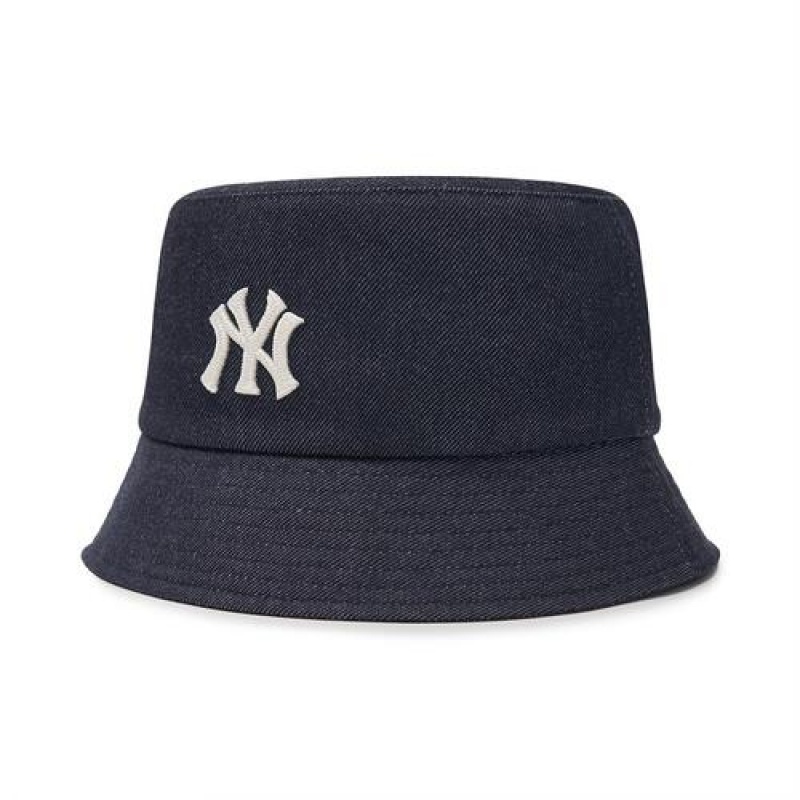 MLB Basic Denim Hat Dark Grey | USA_MLB85552