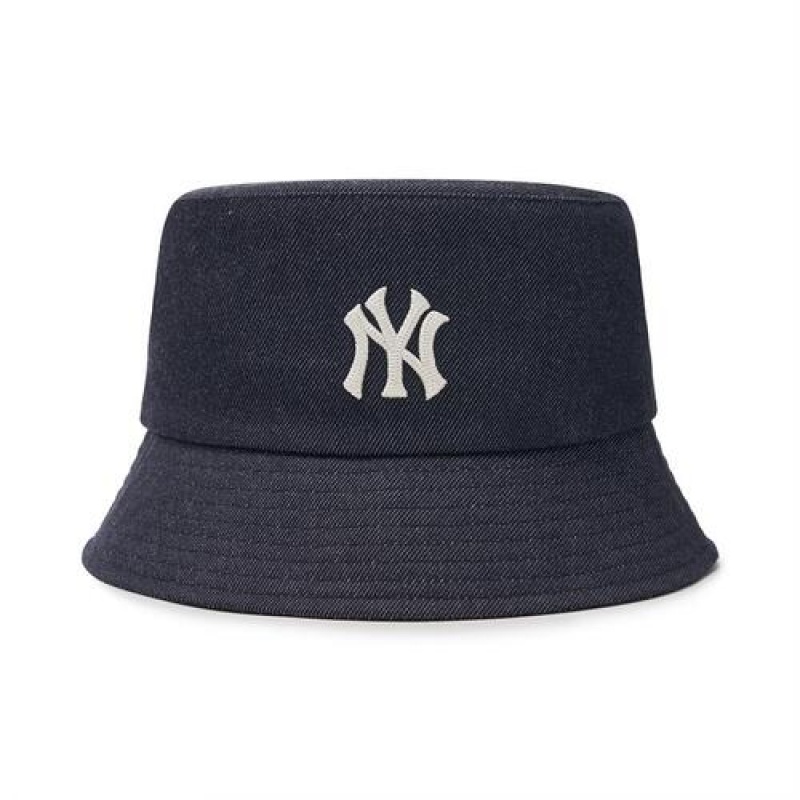 MLB Basic Denim Hat Dark Grey | USA_MLB85552