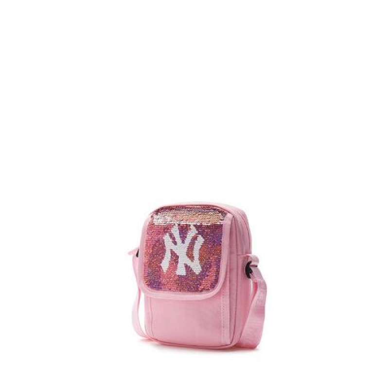 MLB Basic Girl Crossbag Accessories Pink | USA_MLB55458