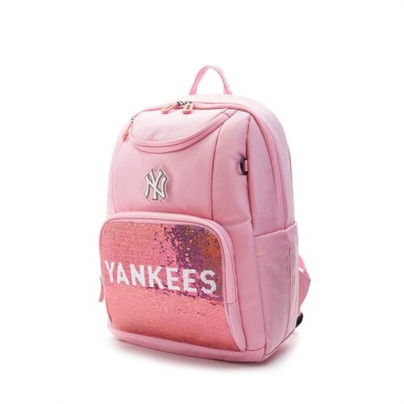 MLB Basic Girl School Bag Accessories Pink | USA_MLB86481