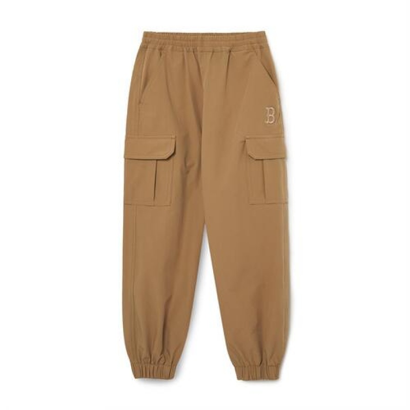 MLB Basic Jogger Pants Bottoms Beige | USA_MLB19676