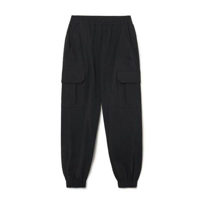 MLB Basic Jogger Pants Bottoms Black | USA_MLB81126