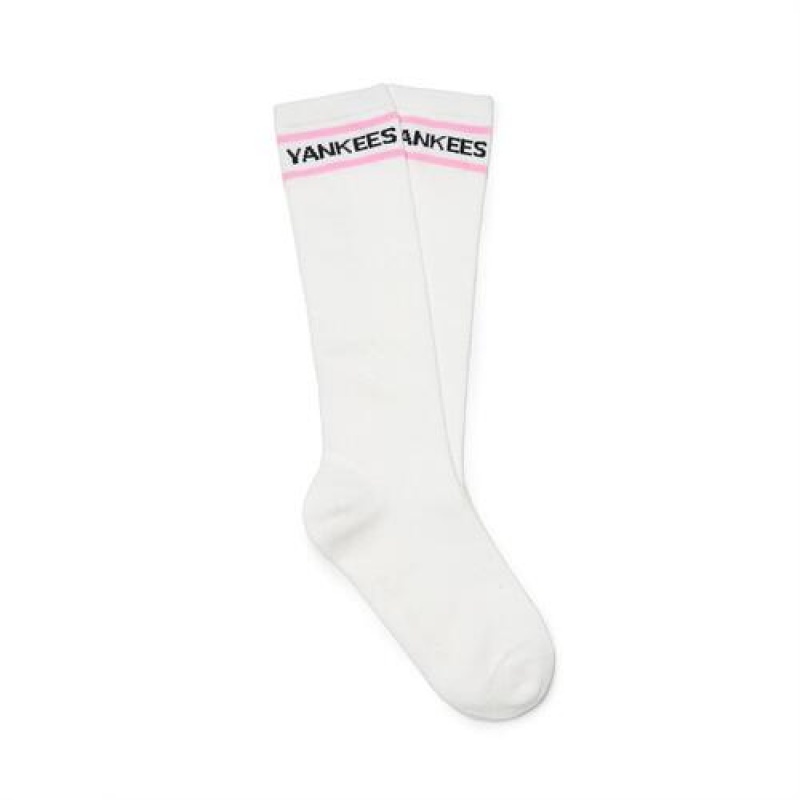 MLB Basic Knee Socks Accessories Pink | USA_MLB86002