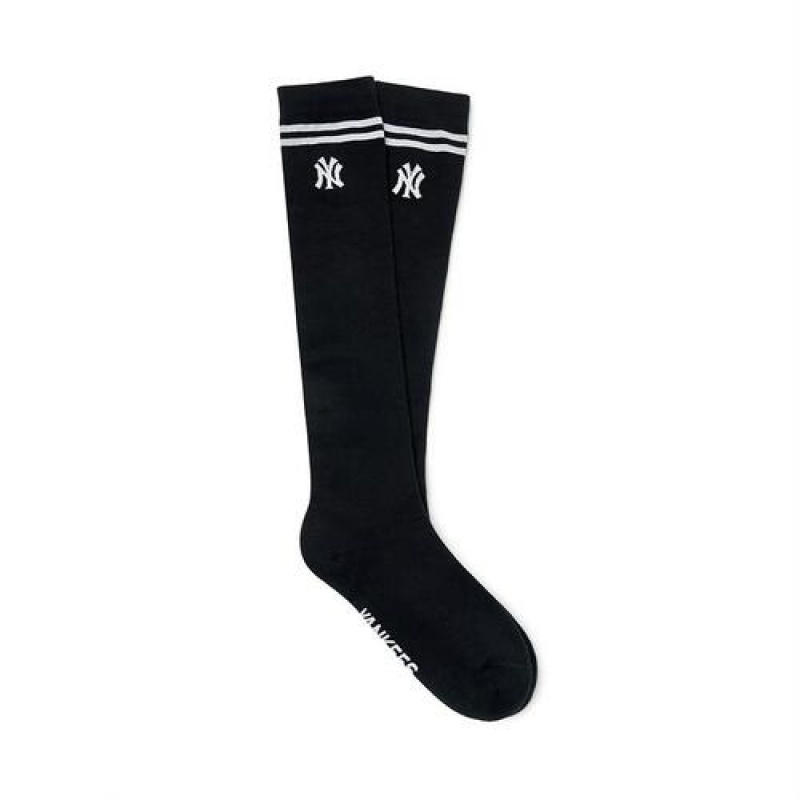 MLB Basic Knee Socks Black | USA_MLB17630