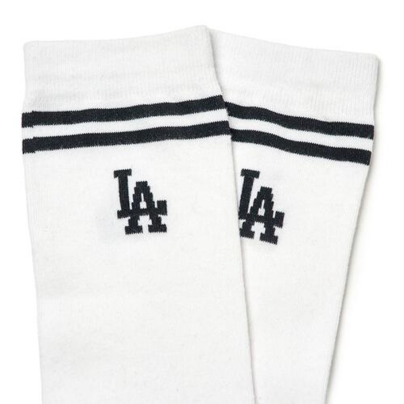 MLB Basic Knee Socks White | USA_MLB67917