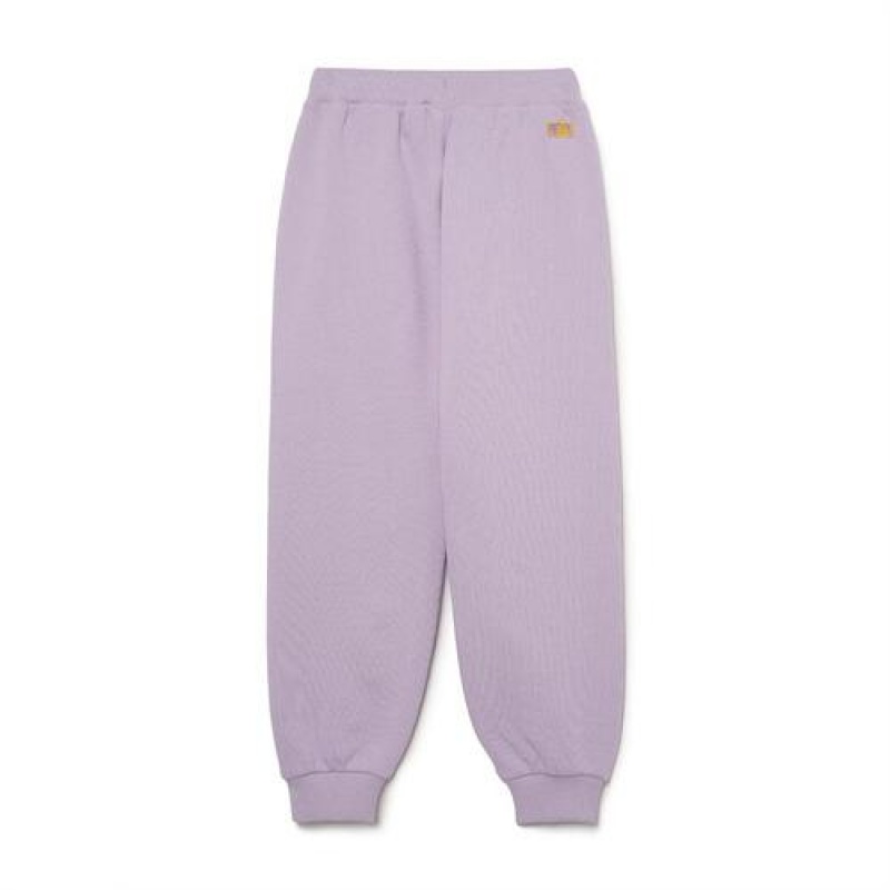 MLB Basic Logo Pants Bottoms Purple | USA_MLB91316