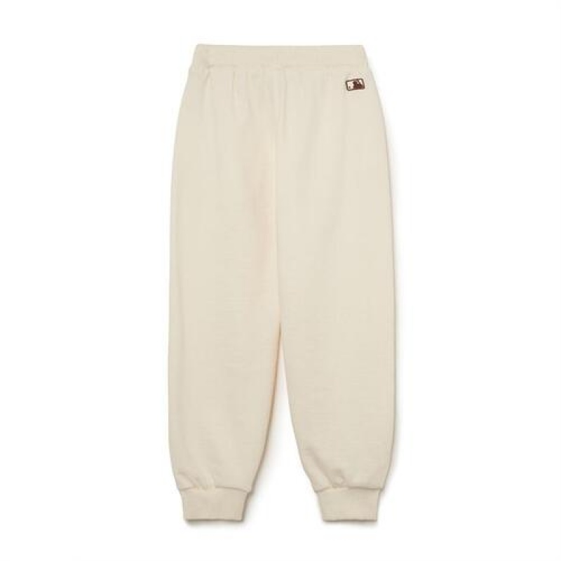 MLB Basic Logo Pants Bottoms White | USA_MLB69267