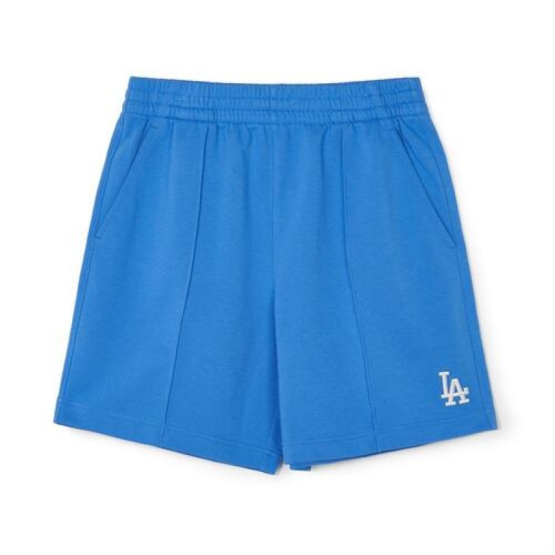 MLB Basic Medium Logo 7in Shorts Bottoms Blue | USA_MLB51197