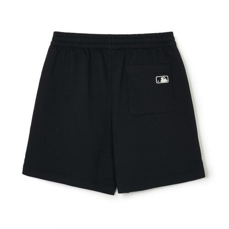 MLB Basic Medium Logo 7in Shorts Bottoms Black | USA_MLB15437