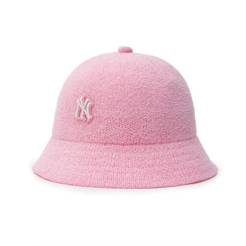 MLB Basic Press Dome Cap Pink | USA_MLB41356