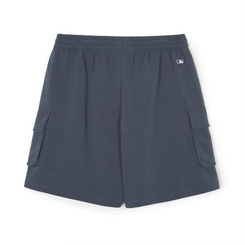 MLB Basic Small Cargo 9in Shorts Bottoms Grey | USA_MLB46069