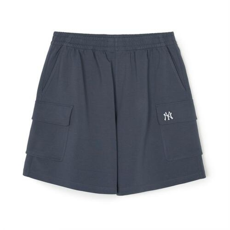 MLB Basic Small Cargo 9in Shorts Bottoms Grey | USA_MLB46069