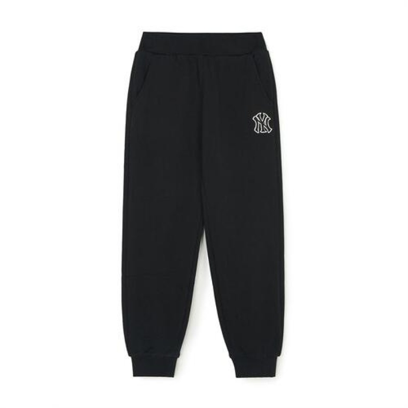 MLB Basic Small Logo Pants Bottoms Black | USA_MLB23622