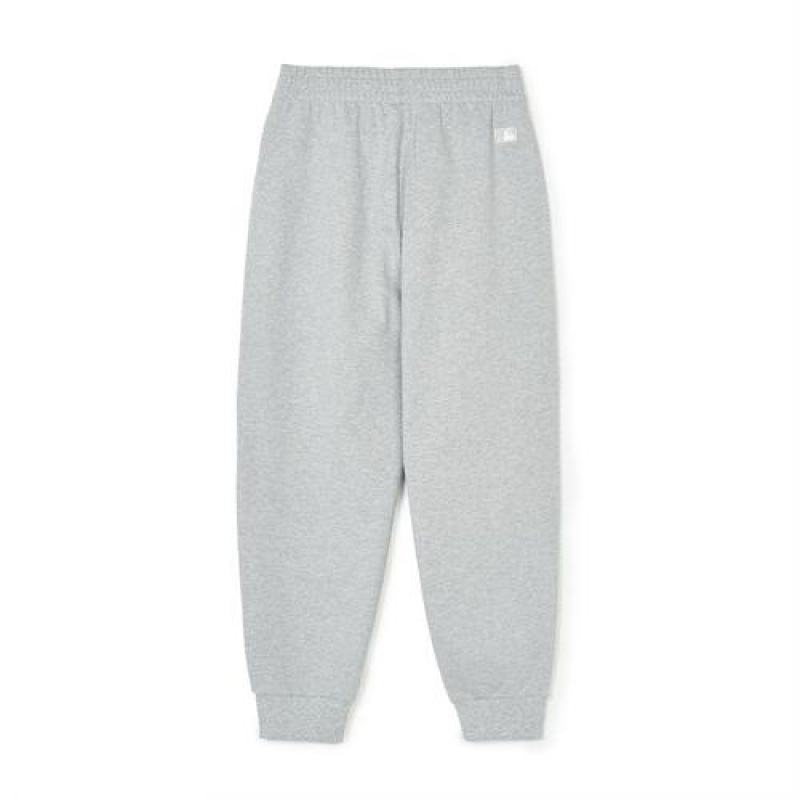 MLB Basic Small Logo Track Pants Bottoms Grey | USA_MLB67349