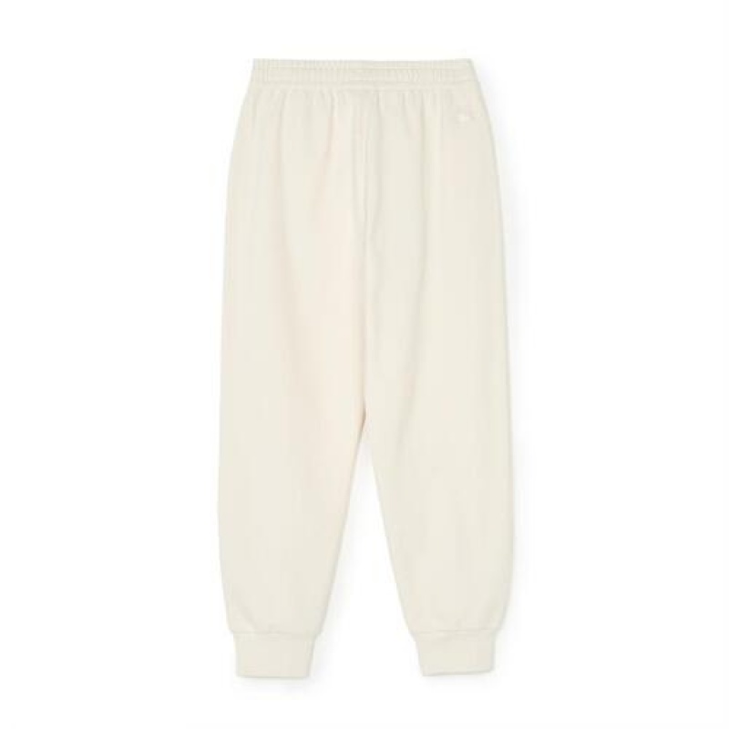 MLB Basic Small Logo Track Pants Bottoms White | USA_MLB33695