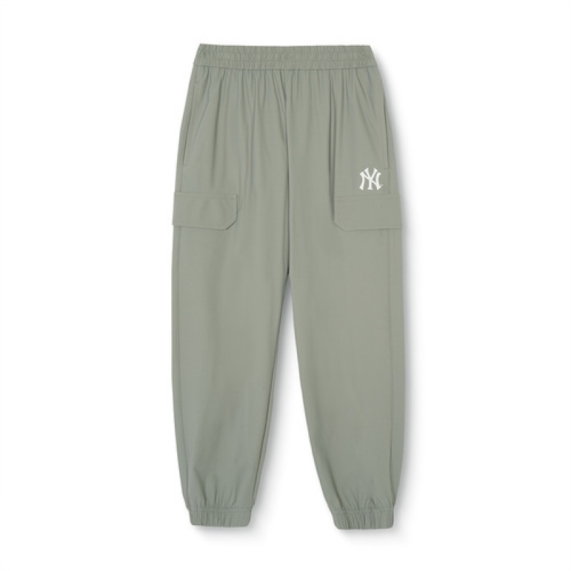 MLB Basic Tricot Jogger Pants Bottoms Green | USA_MLB75319