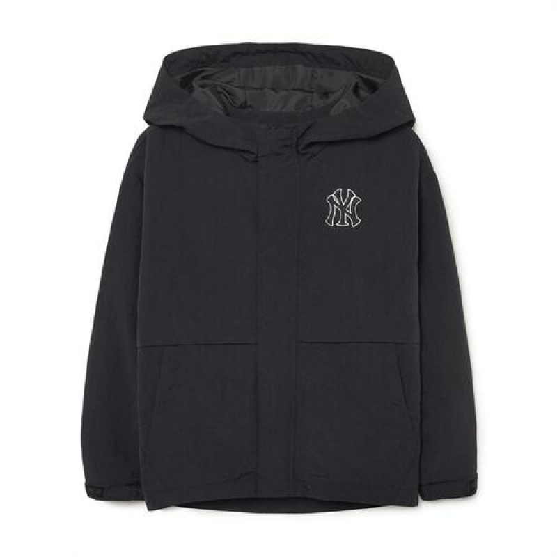 MLB Basic Wind Breaker Outerwear Black | USA_MLB30062