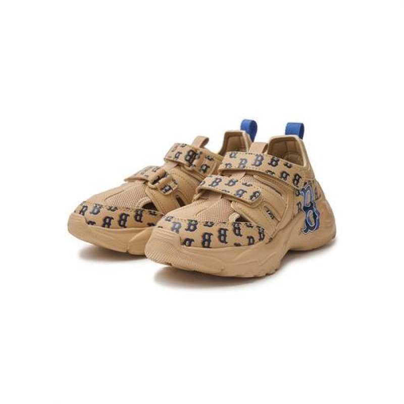 MLB Big Ball Chunky Mask Monotive Shoes Beige | USA_MLB53611