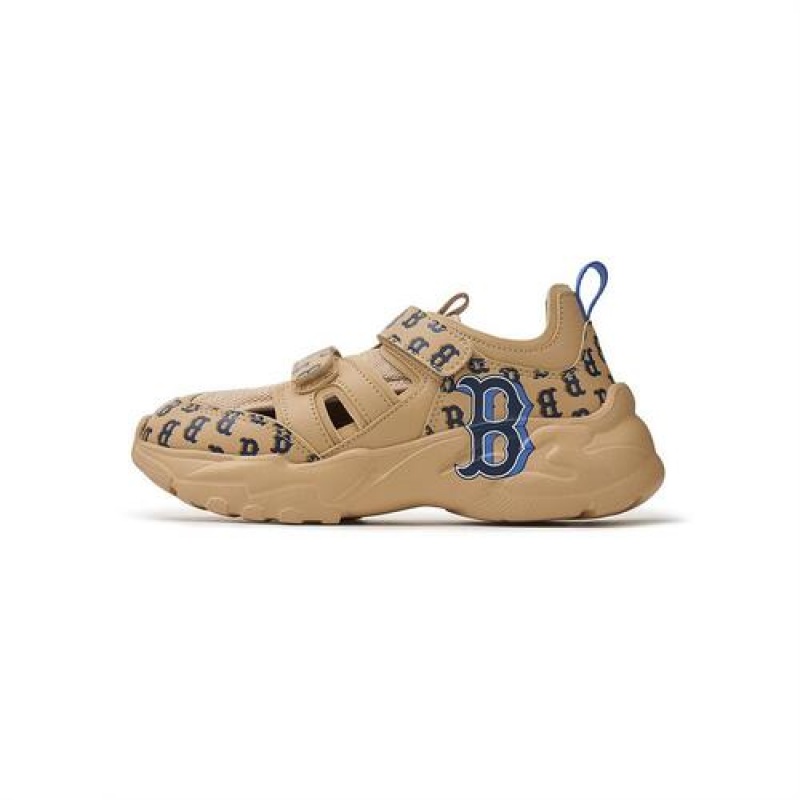 MLB Big Ball Chunky Mask Monotive Shoes Beige | USA_MLB53611