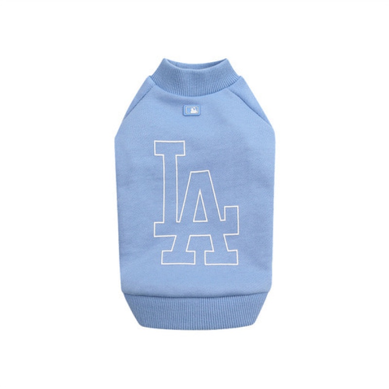 MLB Big Logo Sweatshirt Pet Blue | USA_MLB85555