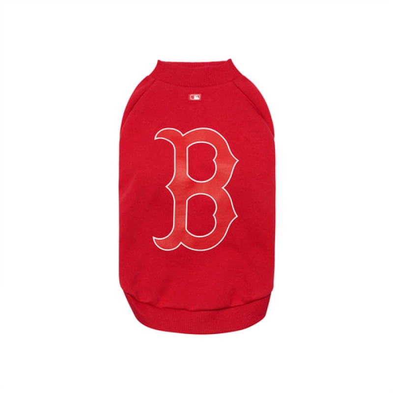 MLB Big Logo Sweatshirt Pet Red | USA_MLB98565