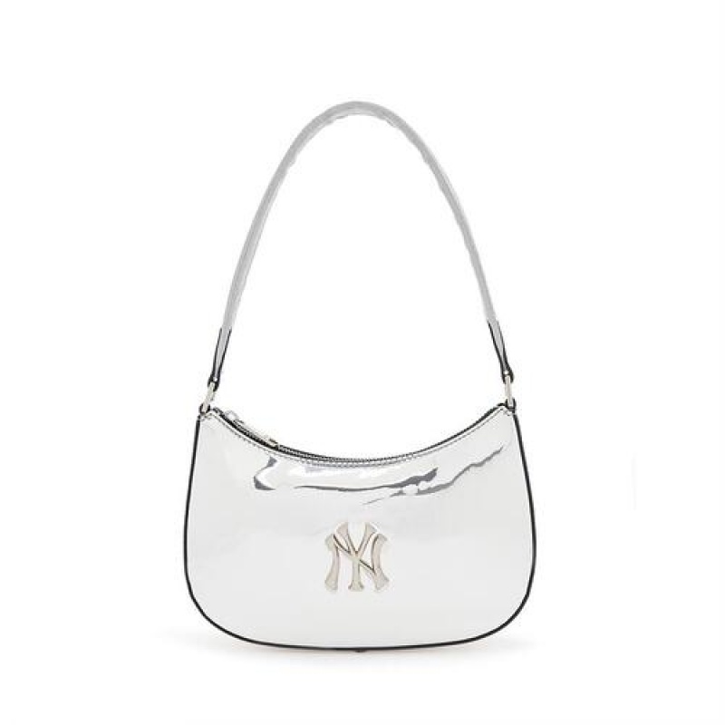 MLB Bling Bling Basic Hobo Bags Silver | USA_MLB19126