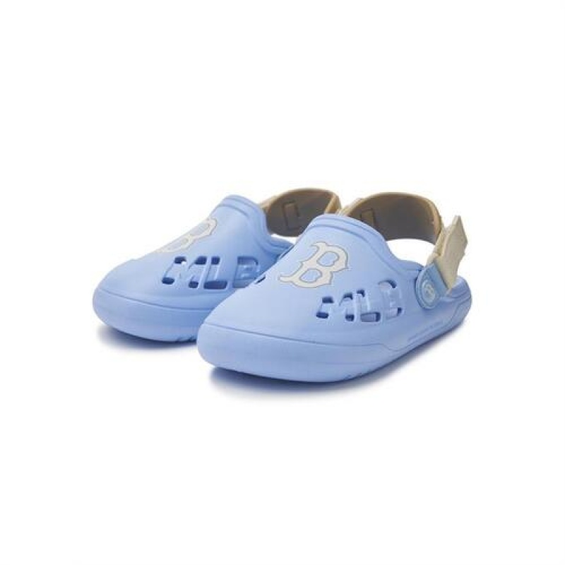 MLB Chunky Bouncer Clog Sandal Shoes Blue | USA_MLB28668