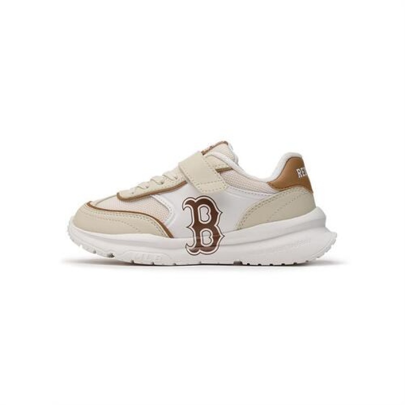 MLB Chunky Runner Varsity Junior Shoes Beige | USA_MLB36794