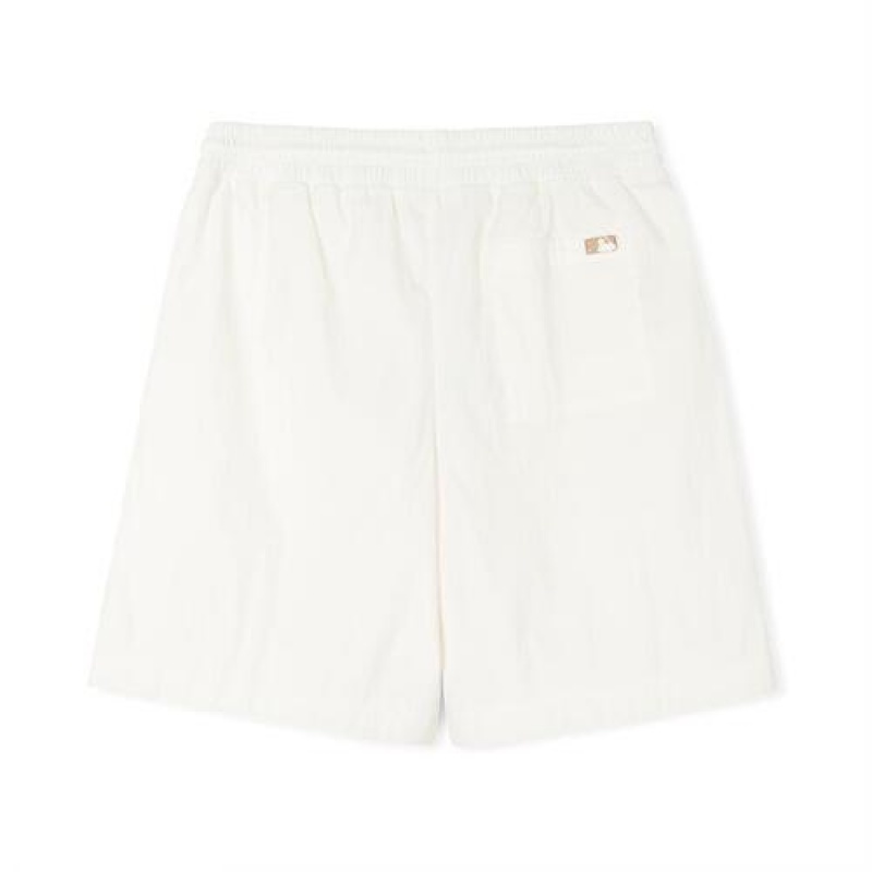 MLB Classic Monogram 7.5in Jqd Woven Shorts Bottoms White | USA_MLB91059